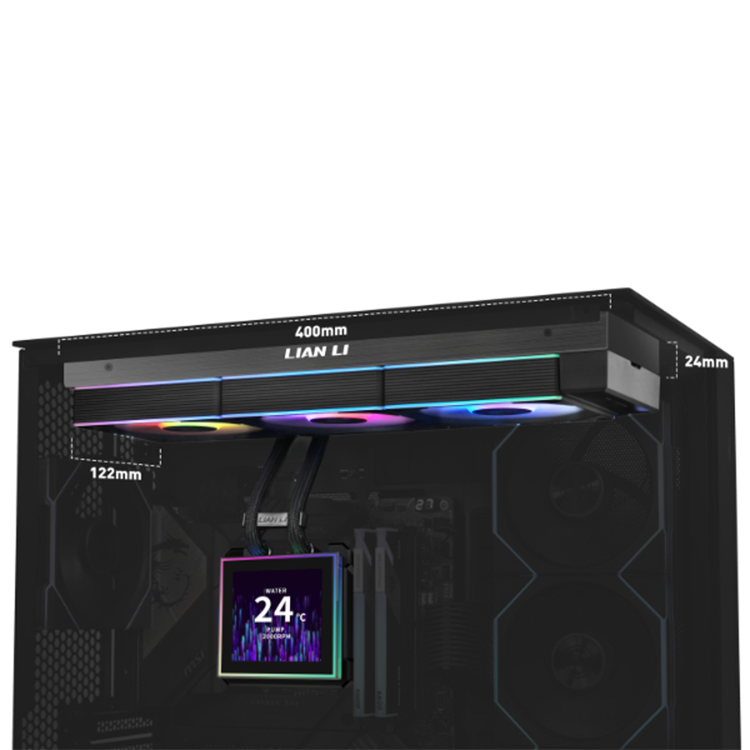 خرید کولر پردازنده Lian Li HydroShift II LCD-S 360CL 